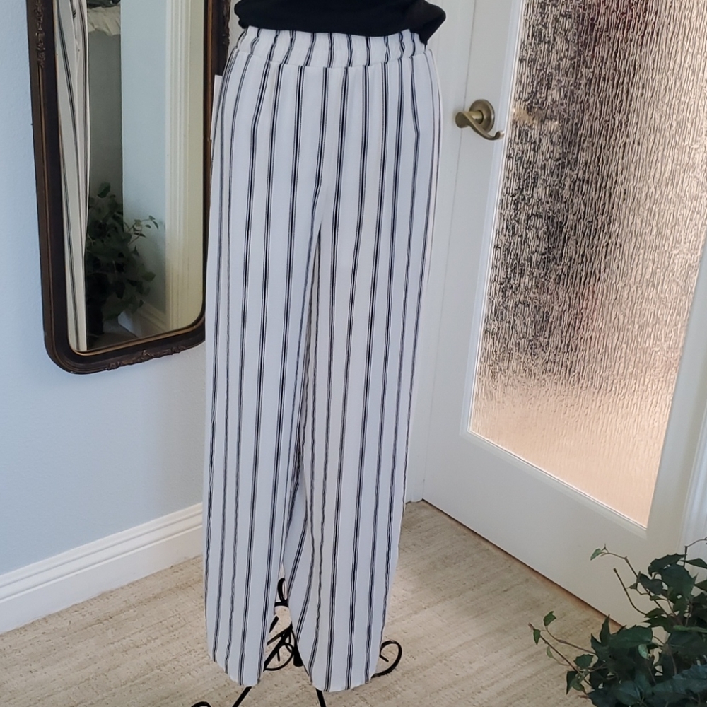 Color Thread wide leg summer pants - Picture 3 of 5